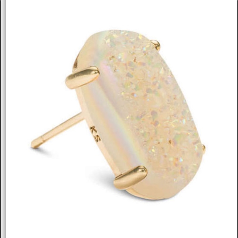 Kendra Scott Iridescent Drusy Stud Earring Betty - Not A Pair Just ONE